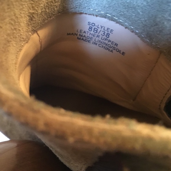 Sole Society Suede Leather Booties size 8 - Picture 9 of 10